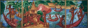 Palau Triptych by Max Pechstein