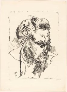 Portrait of Erich Heckel I by Max Pechstein