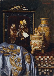 Still Life with Japanese Art Objects