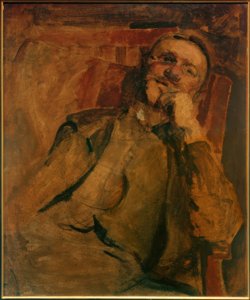 Self-Portrait on the Chair by Max Slevogt