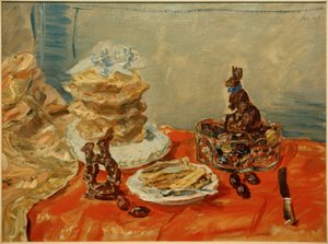 Still Life with Chocolate Bunnies