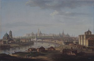 View of Moscow by Maxim Nikiphorovich Vorobyev