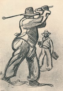 The Golfer, c1920, 1923 by Maxime Pierre Jules Dethomas