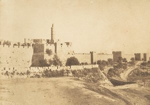 Château de David Daoud Kalessy et murailles de Jérusalem
