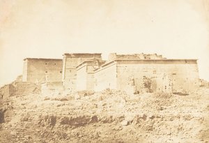 Ensemble of the Temple of Isis at Philae - View from the North by Maxime Du Camp