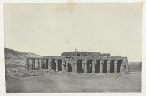 Gournah, Tomb of Osymandias, Thebes by Maxime Du Camp