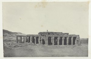 Gournah, Tomb of Osymandias; Thebes, plate 58 from the album "Egypt, Nubia, Palestine and Syria" (1852) by Maxime Du Camp