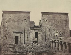 Grand Temple of Isis, at Philae by Maxime Du Camp