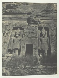 Ibsamboul, Entrance of the Speos of Hathor, Nubia by Maxime Du Camp