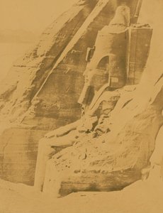 Ibsamboul; The Eastern Colossus Seen in Profile by Maxime Du Camp