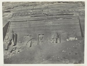 Ibsamboul, General View of the Great Temple of Phrè; Nubia, plate 102 from the album 