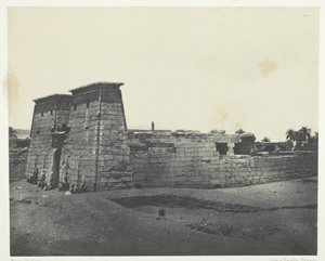Karnak, Temple of Khons, Thebes, 1849-51, printed 1852 by Maxime Du Camp