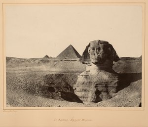The Sphinx, Middle Egypt by Maxime Du Camp