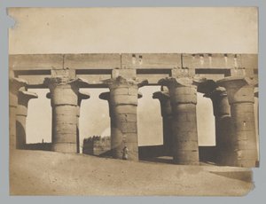 Luxor, Grand Colonnade of the Palace by Maxime Du Camp