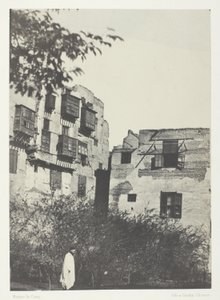 House and Garden in the Frank Quarter, Cairo by Maxime Du Camp