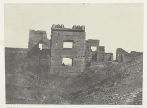 Medinet-Habu, Eastern Facade of the Harem of Ramses-Miamun; Thebes