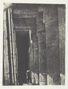 Medinet-Habou, Galerie du Palais de Ramses-Miamun, Thebes, 1849-1851, printed 1852