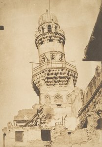 Leaning Minaret of the Mosque of Bibars, Cairo, December 1849-January 1850