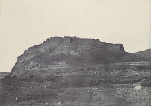 Nubia. Fortress of Ibrym Ancient Premmis. View Taken from the South, 1850 by Maxime Du Camp