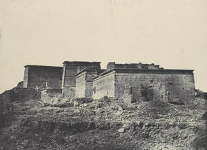 Nubie. Grand Temple of Isis, A Philoe. General view taken from the north by Maxime Du Camp