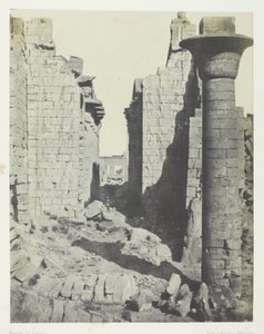 Palace of Karnak, Court of Bubastites and Main Entrance of the Hypostyle Hall; Thebes by Maxime Du Camp