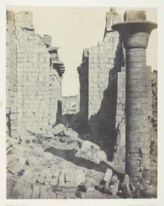 Palace of Karnak, Court of Bubastites and Main Entrance of the Hypostyle Hall; Thebes by Maxime Du Camp