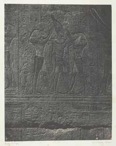 Palais de Karnak, Sculptures Exterieures du Sanctuaire de Granit, Thebes, 1849-51, printed 1852