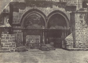 Palestine. Jerusalem. Lower Arcades of the Church of the Holy Sepulchre