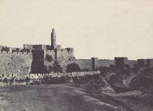 Palestine. Jerusalem. Western Part of the Walls by Maxime Du Camp
