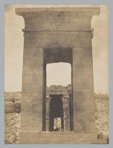 Propylon of the Temple of Dandour (Tropic of Cancer) by Maxime Du Camp