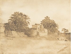Ruins of a Roman Triumphal Arch, at Philae, April 1850 by Maxime Du Camp