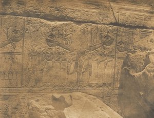 Exterior Sculptures of the Granite Sanctuary of the Palace of Karnak, Thebes