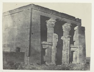 Temple of Dakkeh, Naos; Nubia, plate 95 from the album "Egypt, Nubia, Palestine and Syria" (1852)