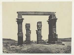 Temple of Kardassy, Nubia by Maxime Du Camp