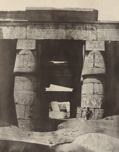 Thebes: Karnak, Portico of the Temple of Khons by Maxime Du Camp