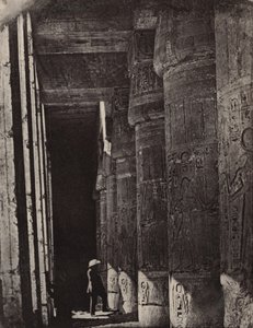 Thebes, Medinet Habu, Palace Galleries by Maxime Du Camp