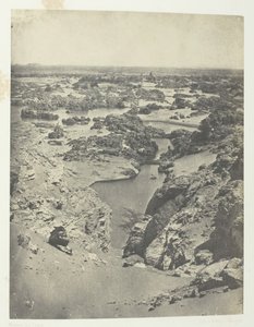Vue Cavalière De La Seconde Cataracte, Nubie by Maxime Du Camp