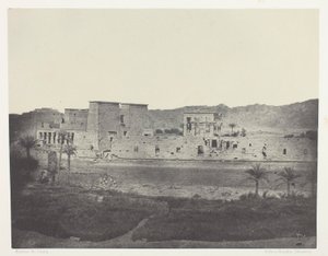 View Taken from the Island of Beghé, to the West, Philoe; Nubia, plate 68 from the album "Egypt, Nubia, Palestine and Syria" (1852)