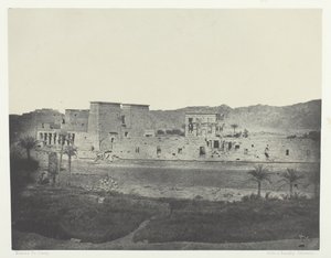 View Taken from the Island of Beghé, to the West, Philoe, Nubia by Maxime Du Camp