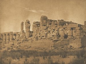 View of the Hypostyle Hall of the Palace of Karnak, taken from the N.E. corner, 1849-50