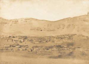 View of the Village of Garara by Maxime Du Camp