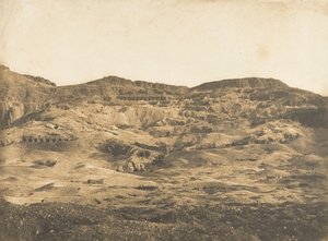 General View of the Necropolis of Thebes Gournah, 1849-50