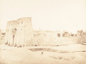 General View of the Temple of Khons, at Karnak, Thebes by Maxime Du Camp