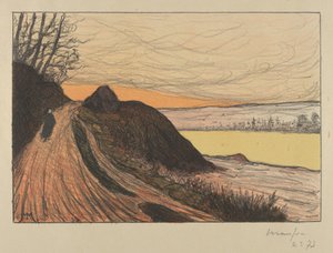 The Road from Gaud, 1893 by Maxime Emile Louis Maufra