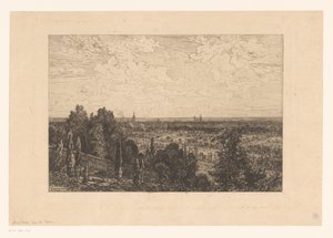View of Cenon by Maxime François Antoine Lalanne