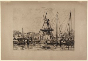 At Haarlem - 1877 by Maxime Lalanne