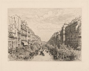Boulevard Montmartre by Maxime Lalanne