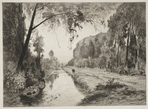 Canal at Pont Sainte-Maxence, c. 1878