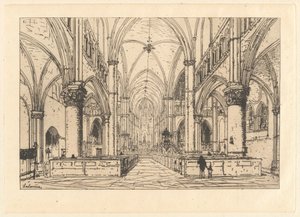 Church Interior by Maxime Lalanne