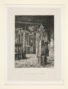The Oak Gallery, pl. 6 from the suite Chez Victor Hugo by Maxime Lalanne